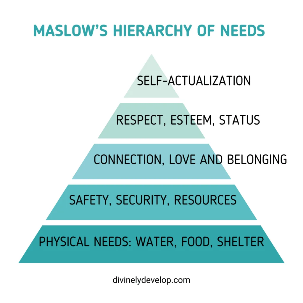 Maslow's Hierarchy of Human Needs.