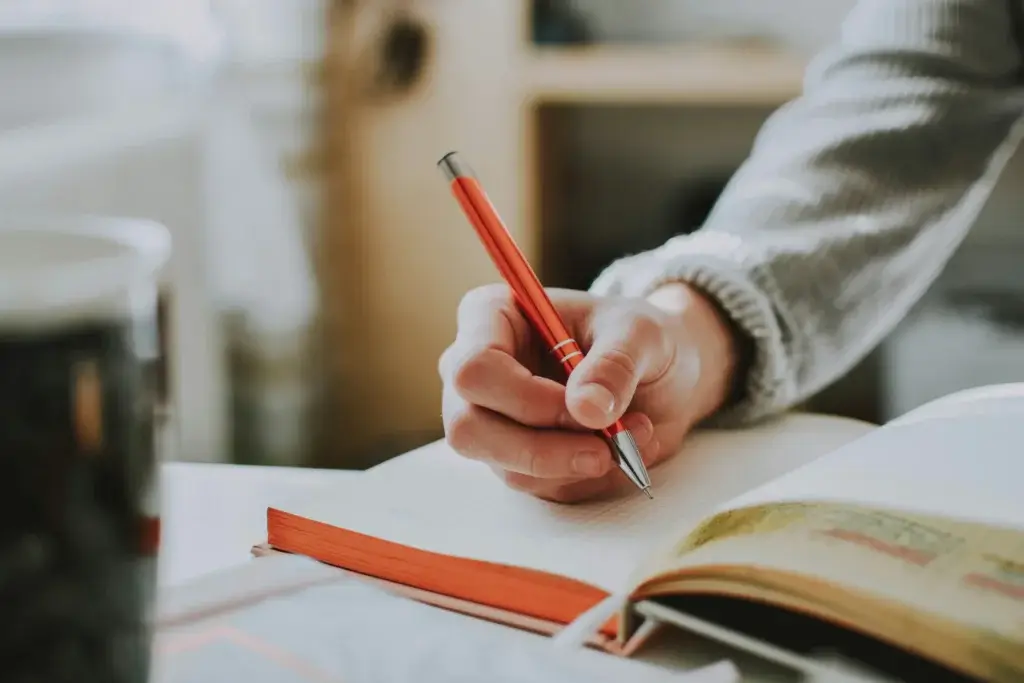 Journaling as a form of reflection.