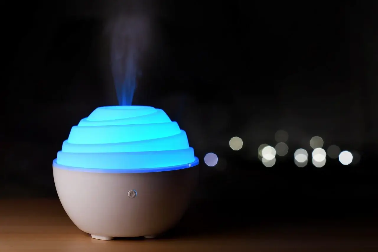 Essential oil diffuser as a great wellness and self-care gift.