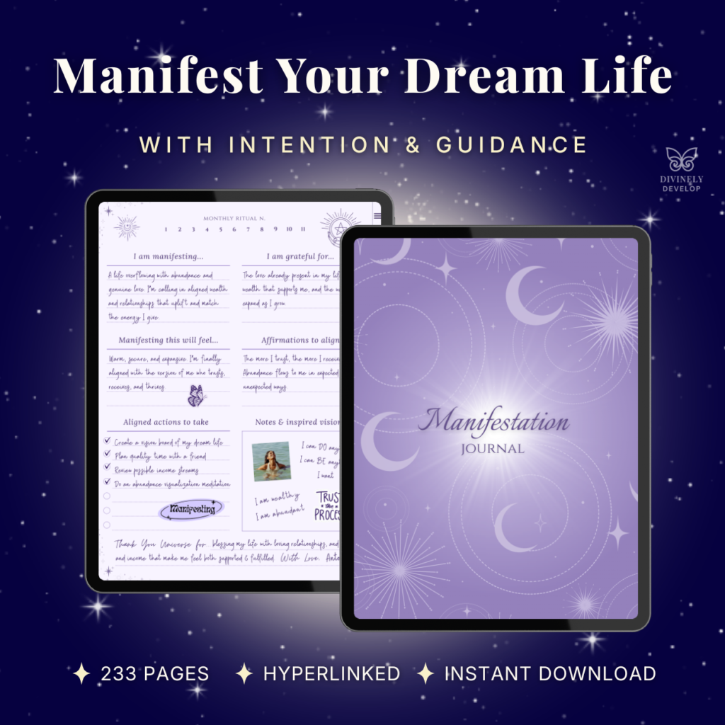 Classic Manifestation Journal by Divinely Develop.