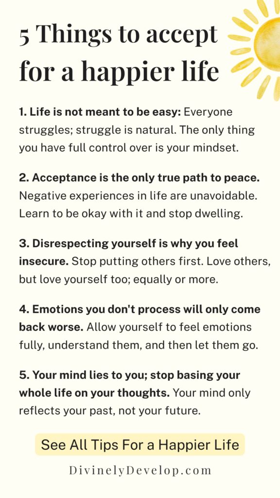 5 mindset shifts to feel happier in life.