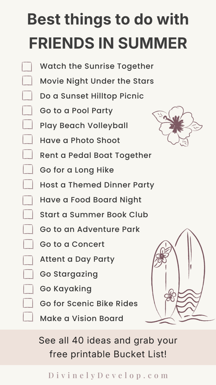Fun Things To Do In The Summer