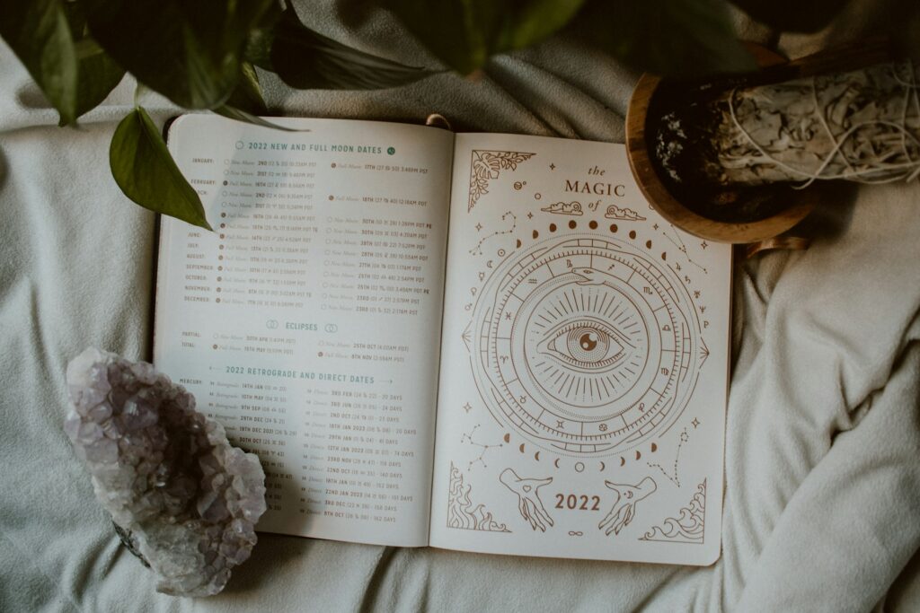 A spiritual journal representing the best Law of Attraction templates.