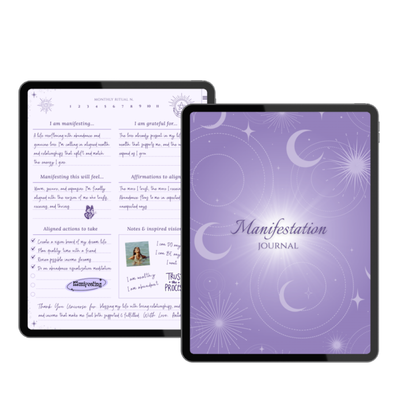 Classic Manifestation Journal by Divinely Develop.