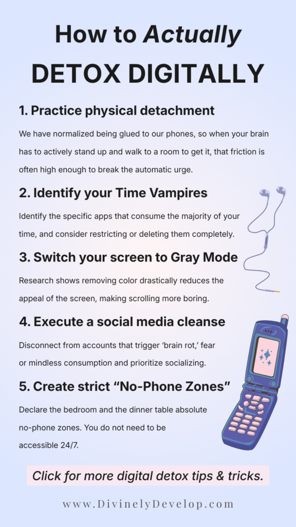 How to do a digital detox.